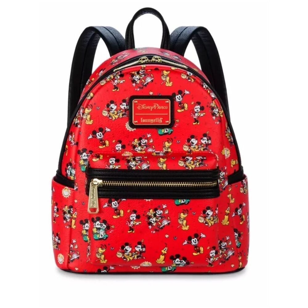 Loungefly Disney Parks Mini Red Backpack Like New